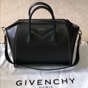 Givenchy Black Studded Antigona